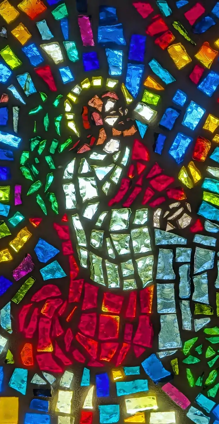 Stained Glass Side window at St. Joseph Catholic Church in Port St. Joe