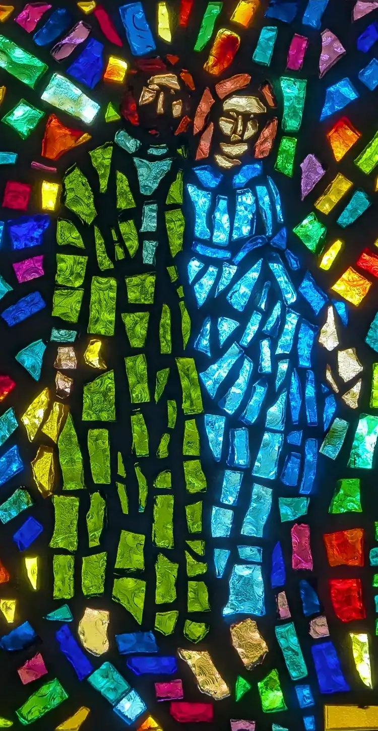 Stained Glass Side window at St. Joseph Catholic Church in Port St. Joe
